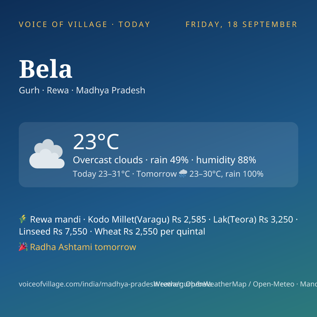 Bela today