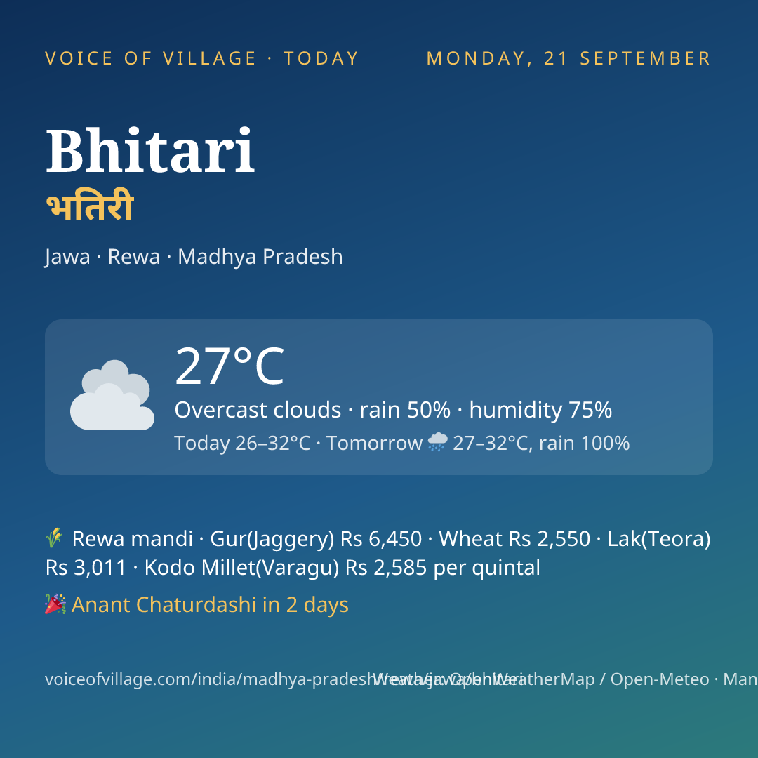 Bhitari today