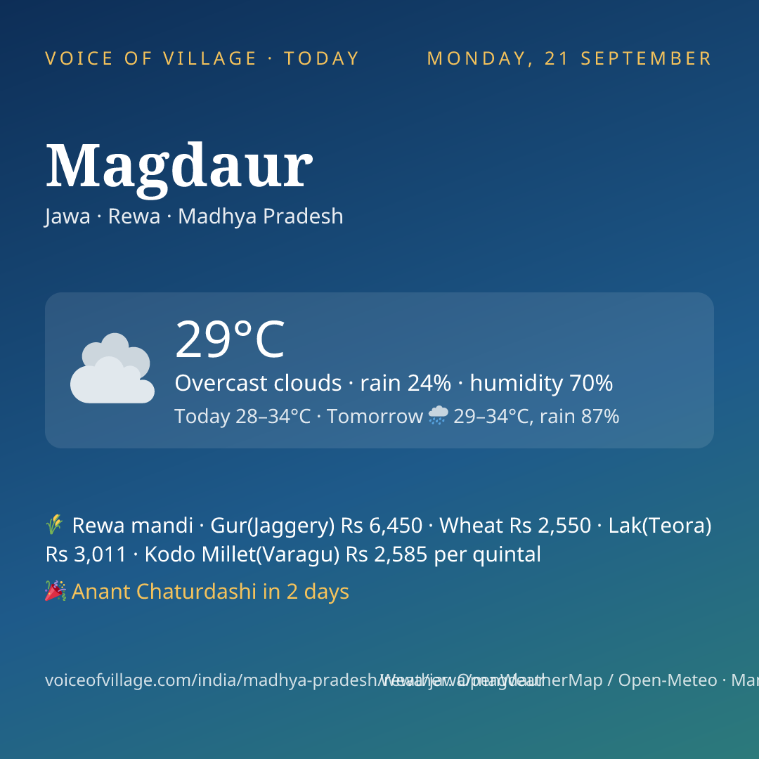 Magdaur today