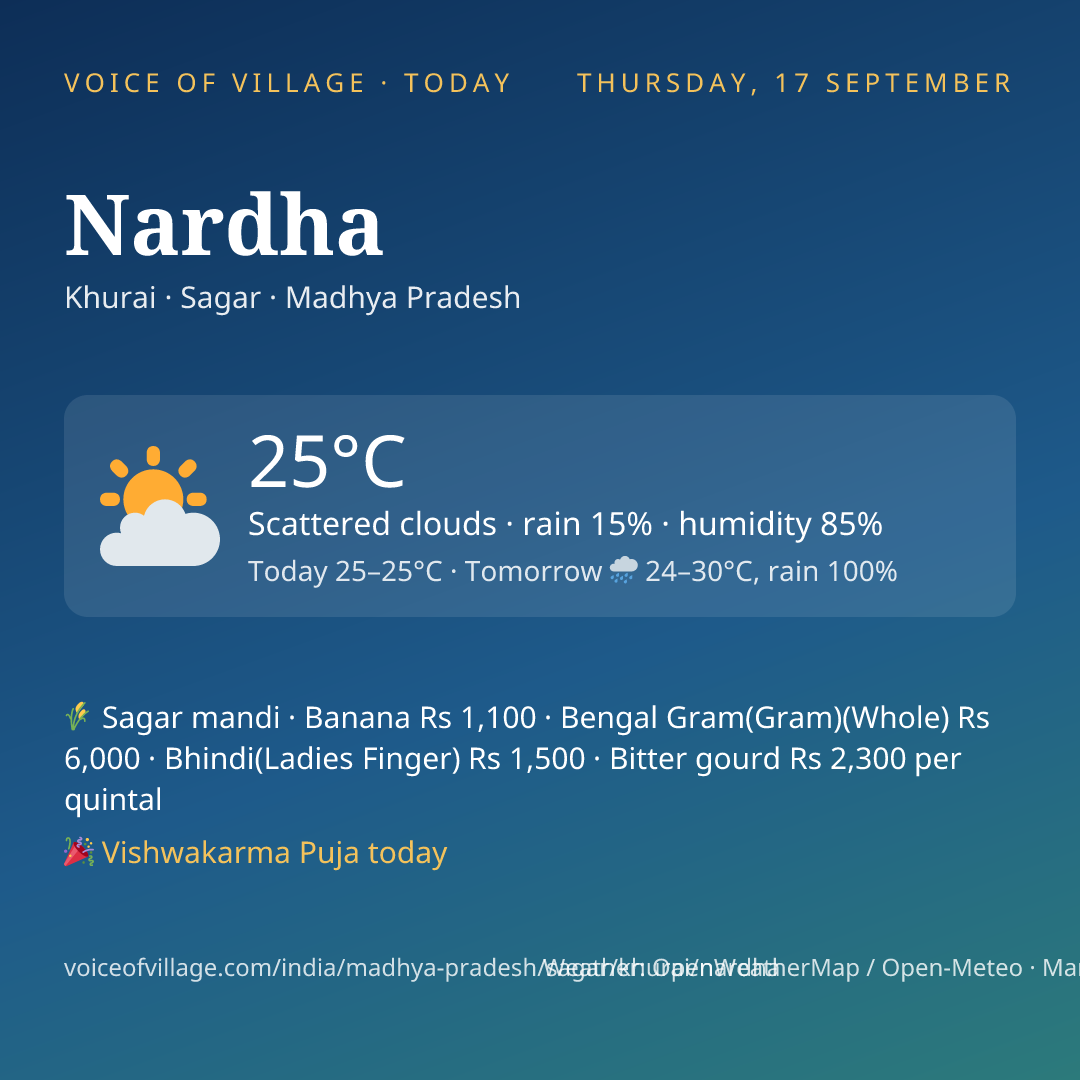Nardha today