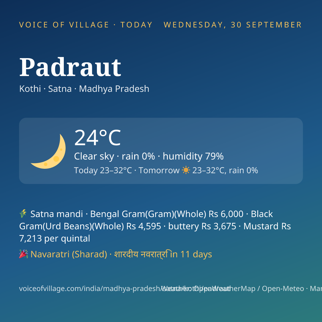 Padraut today