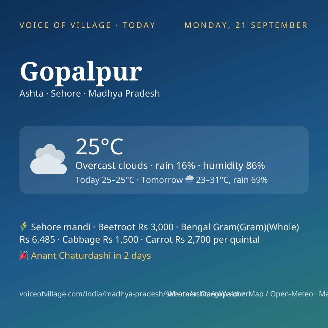 Gopalpur today