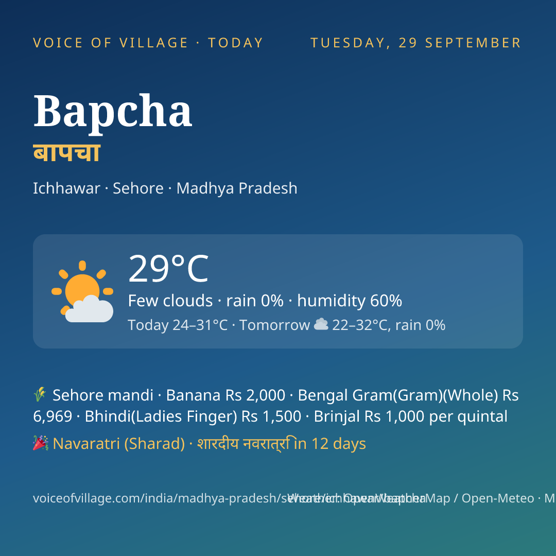 Bapcha today