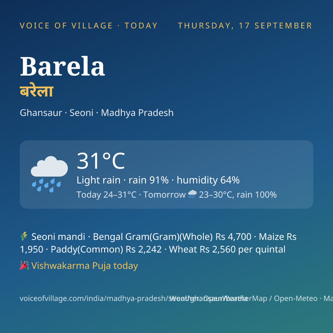 Barela today