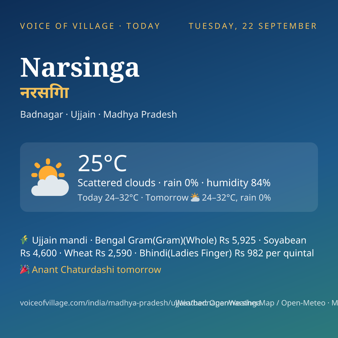 Narsinga today