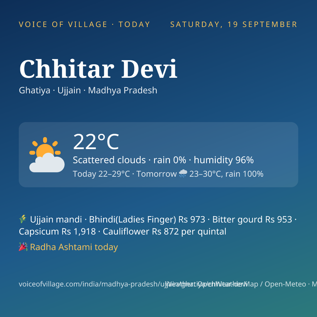 Chhitar Devi today
