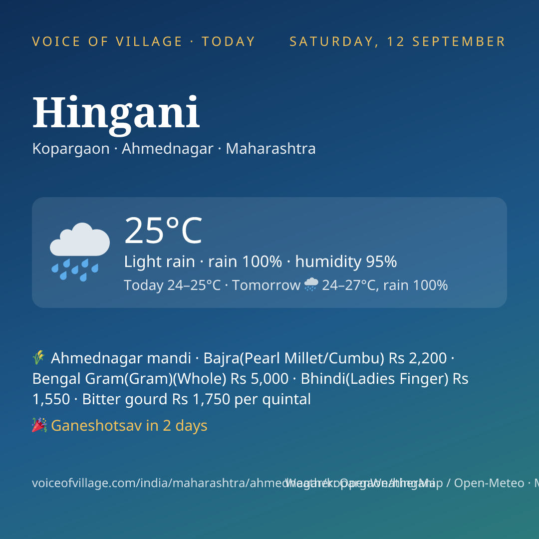 Hingani today