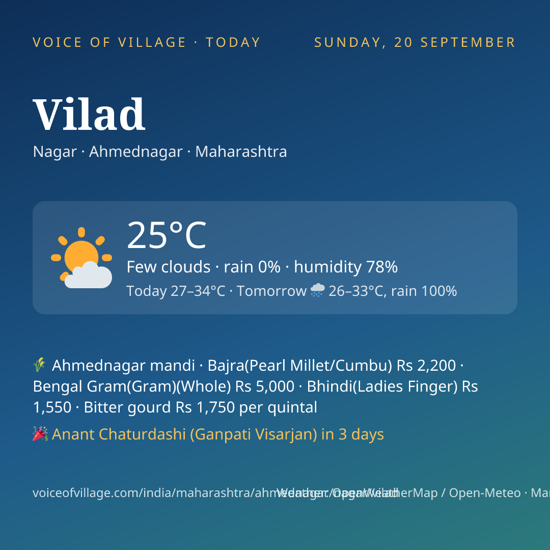 Vilad today