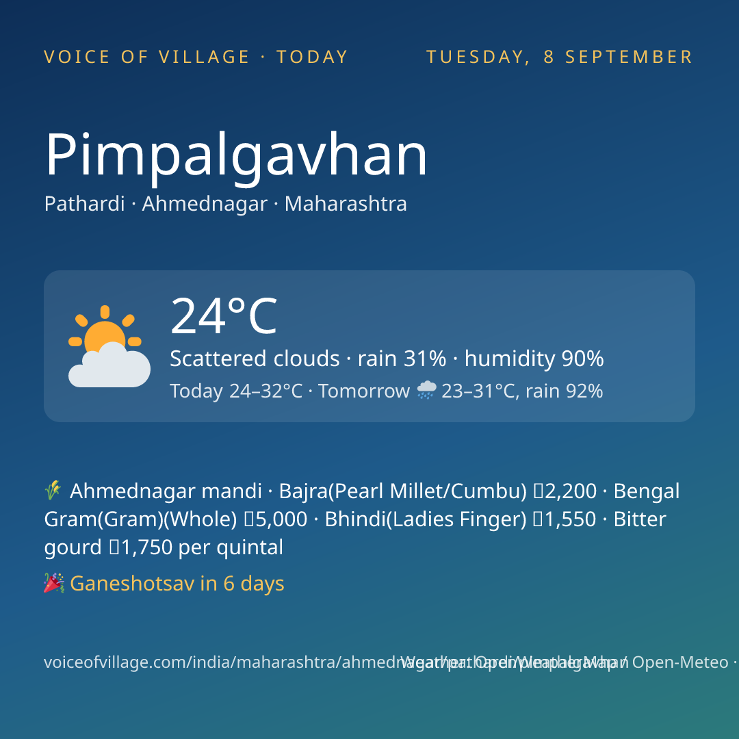 Pimpalgavhan today