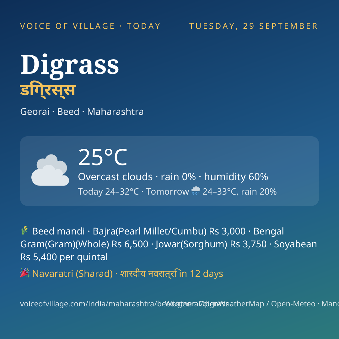 Digrass today