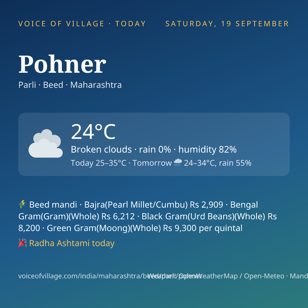 Pohner today