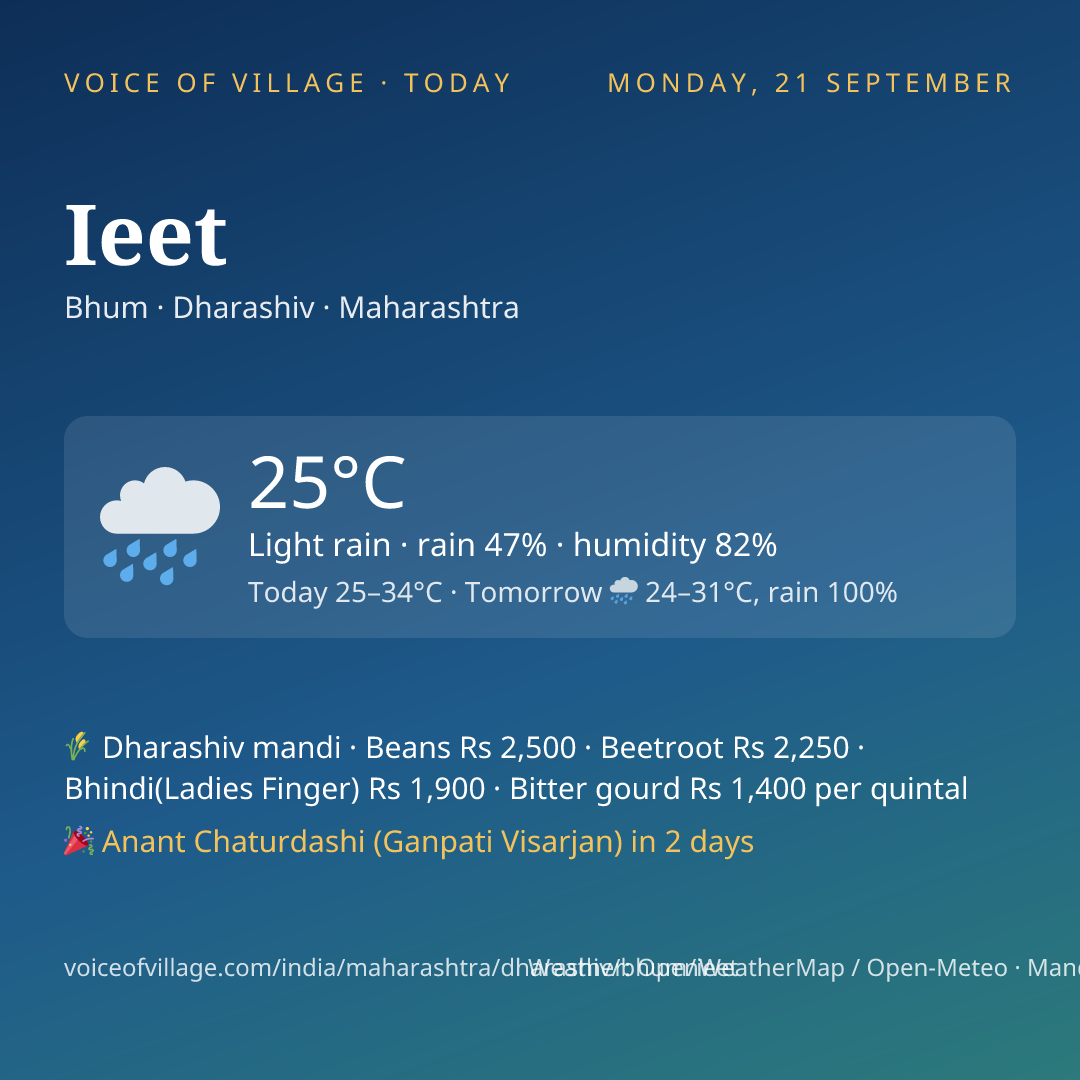 Ieet today