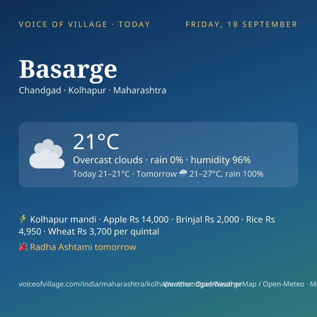 Basarge today