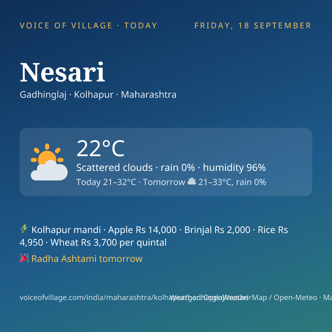 Nesari today