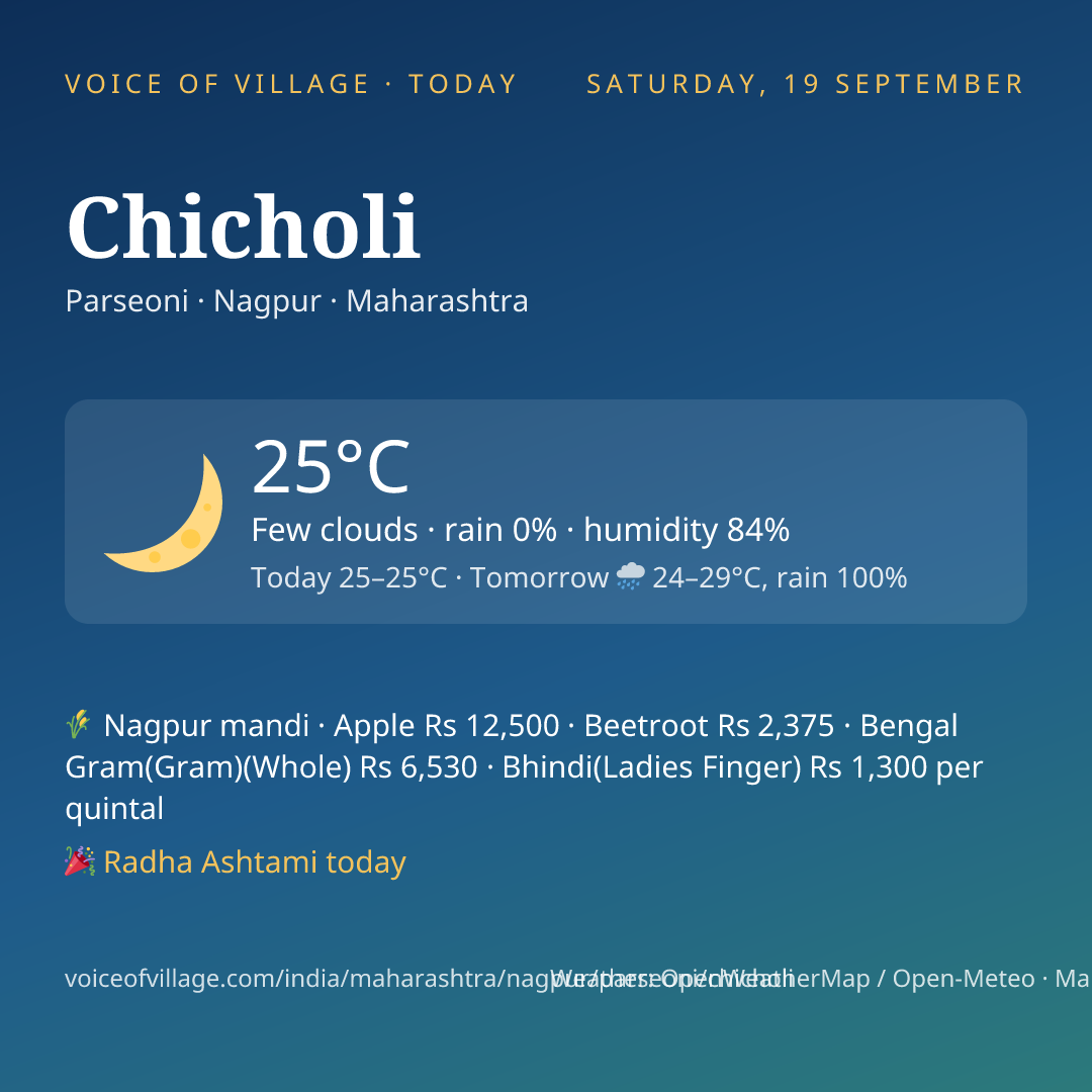 Chicholi today