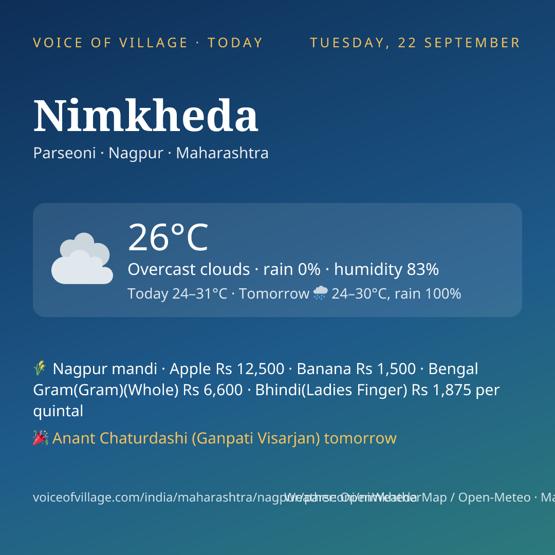 Nimkheda today