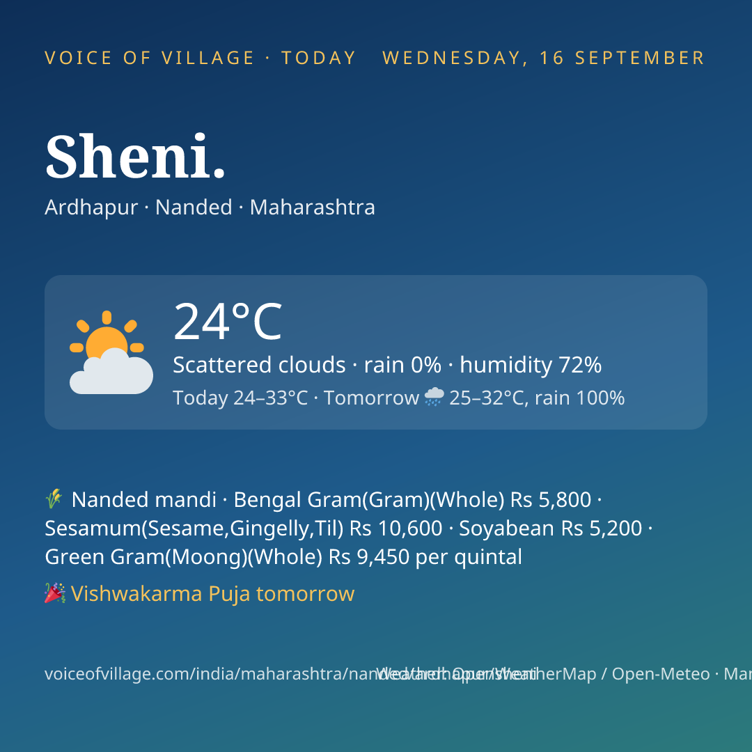 Sheni. today