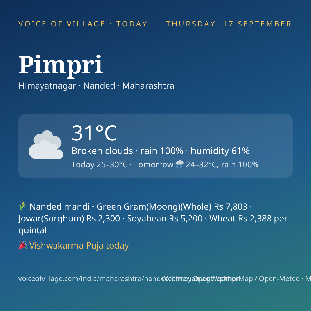 Pimpri today