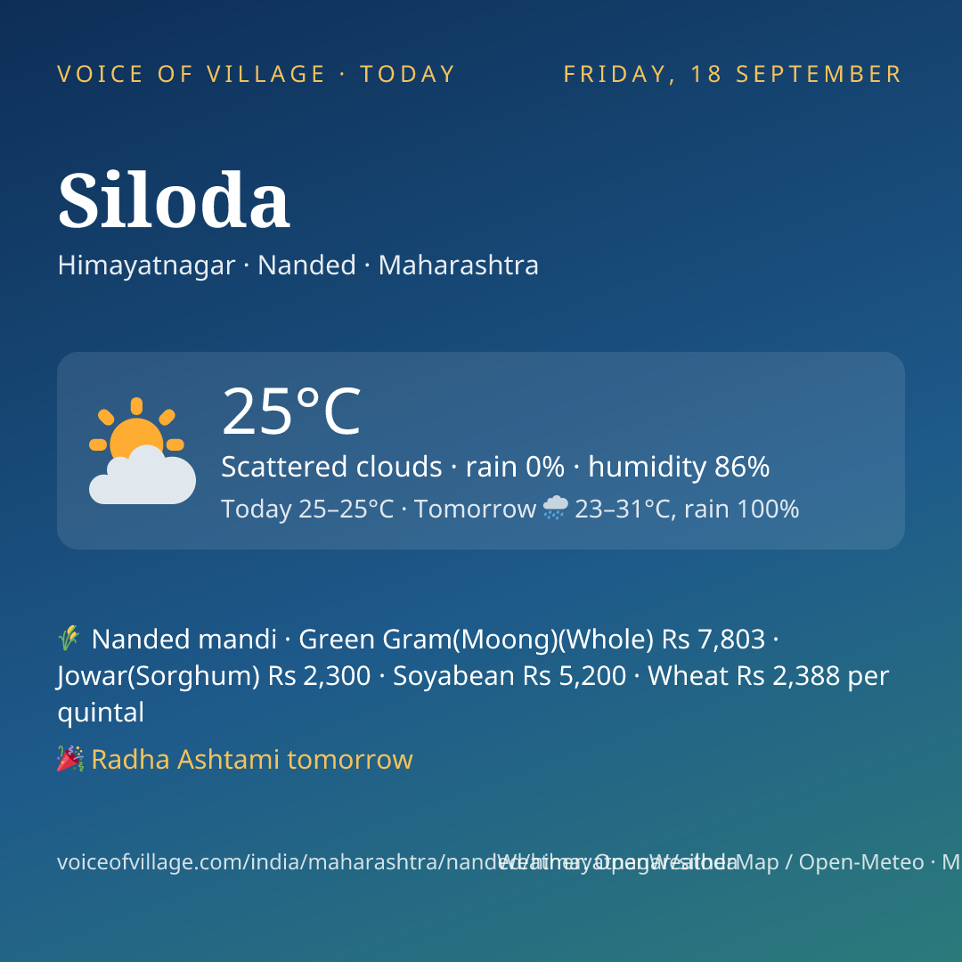 Siloda today