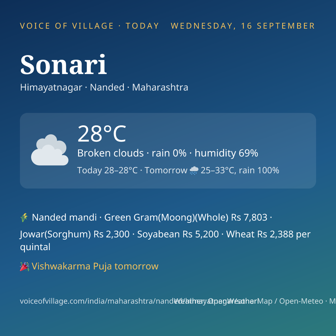 Sonari today