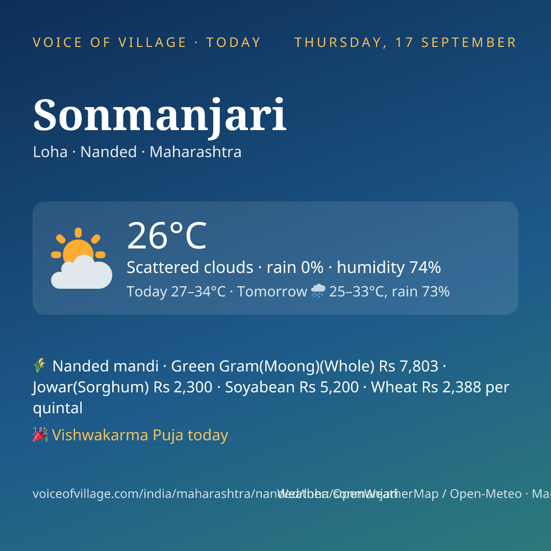 Sonmanjari today