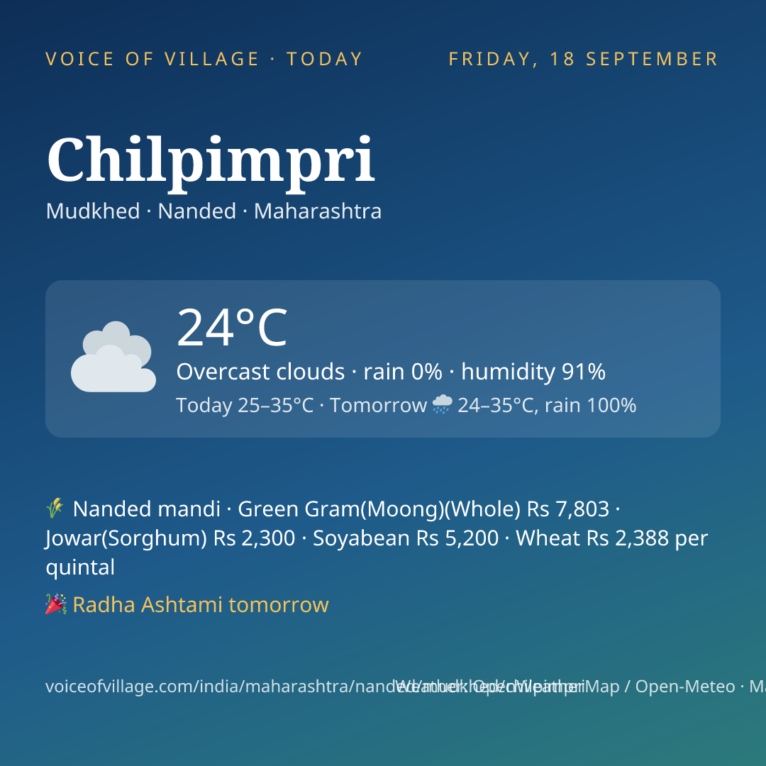 Chilpimpri today