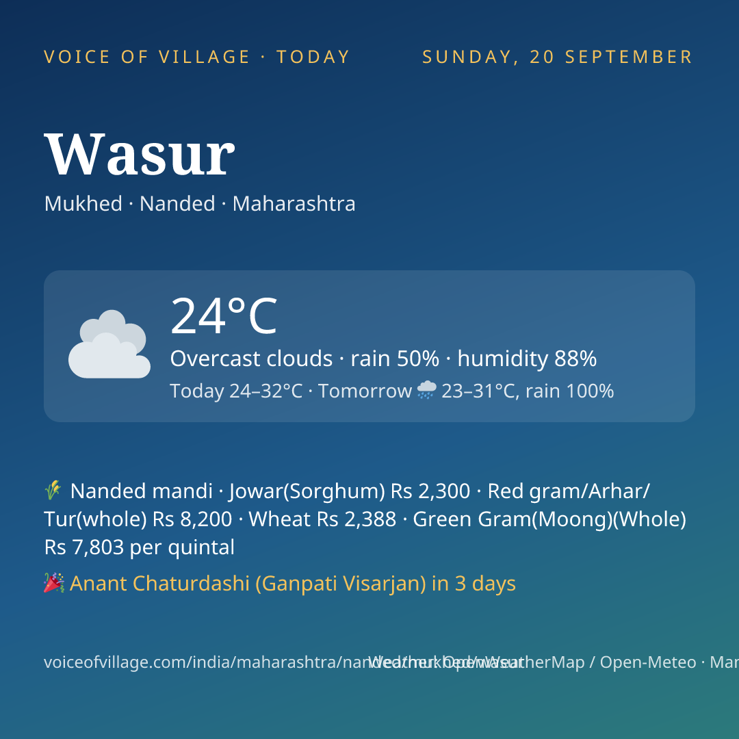 Wasur today