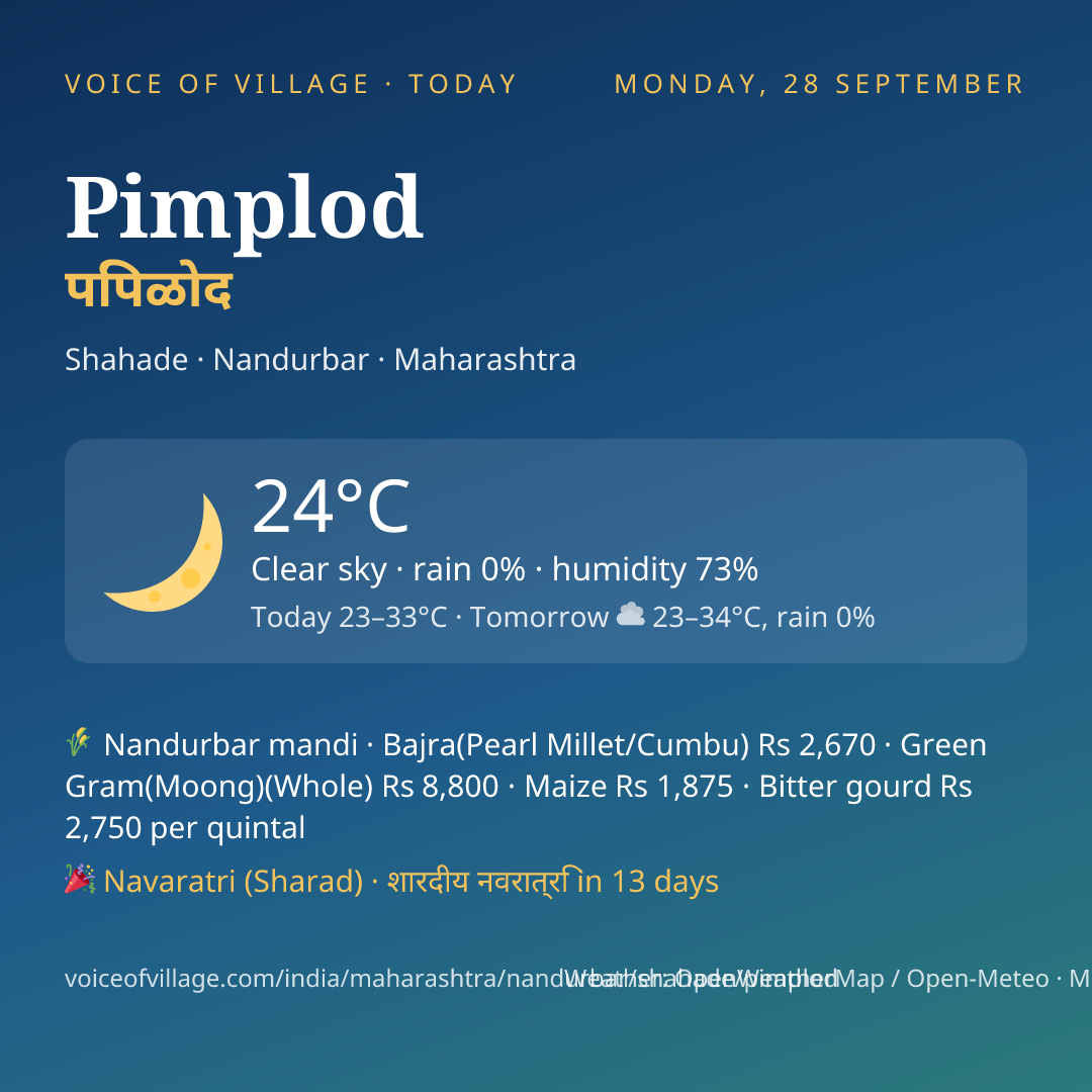 Pimplod today