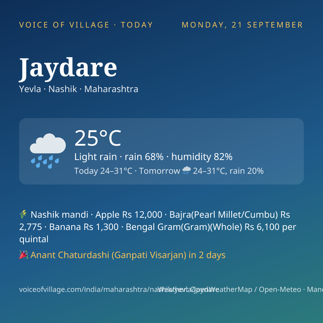 Jaydare today