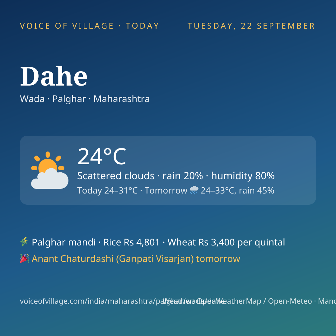 Dahe today