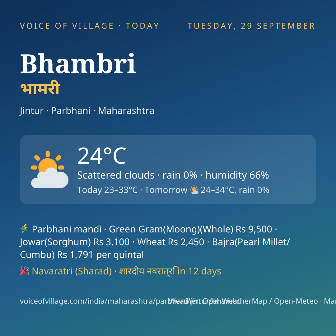 Bhambri today