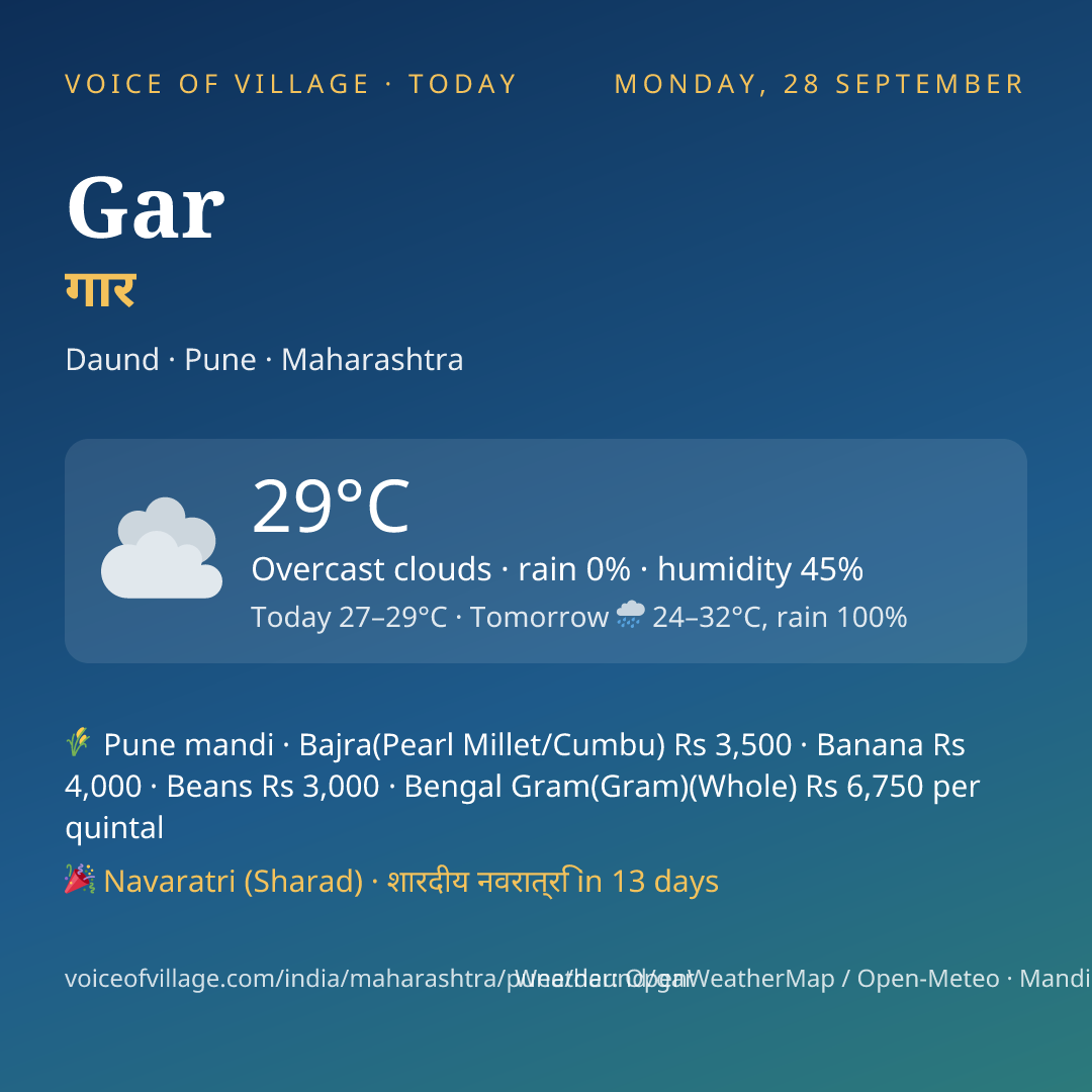 Gar today