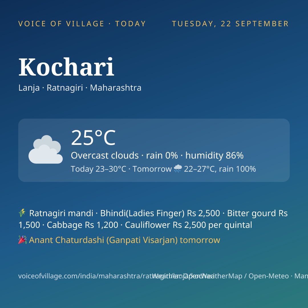 Kochari today