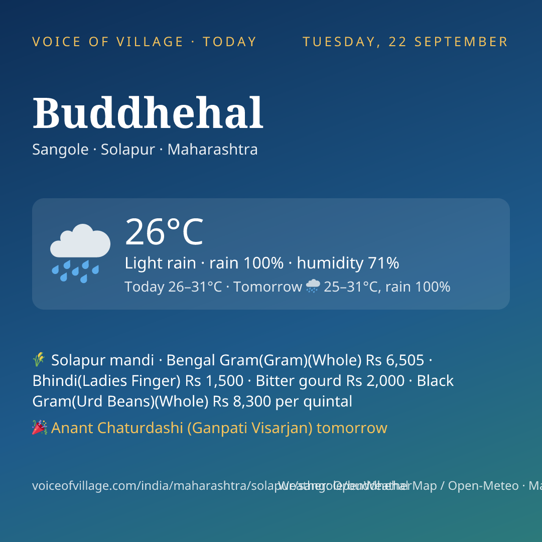Buddhehal today