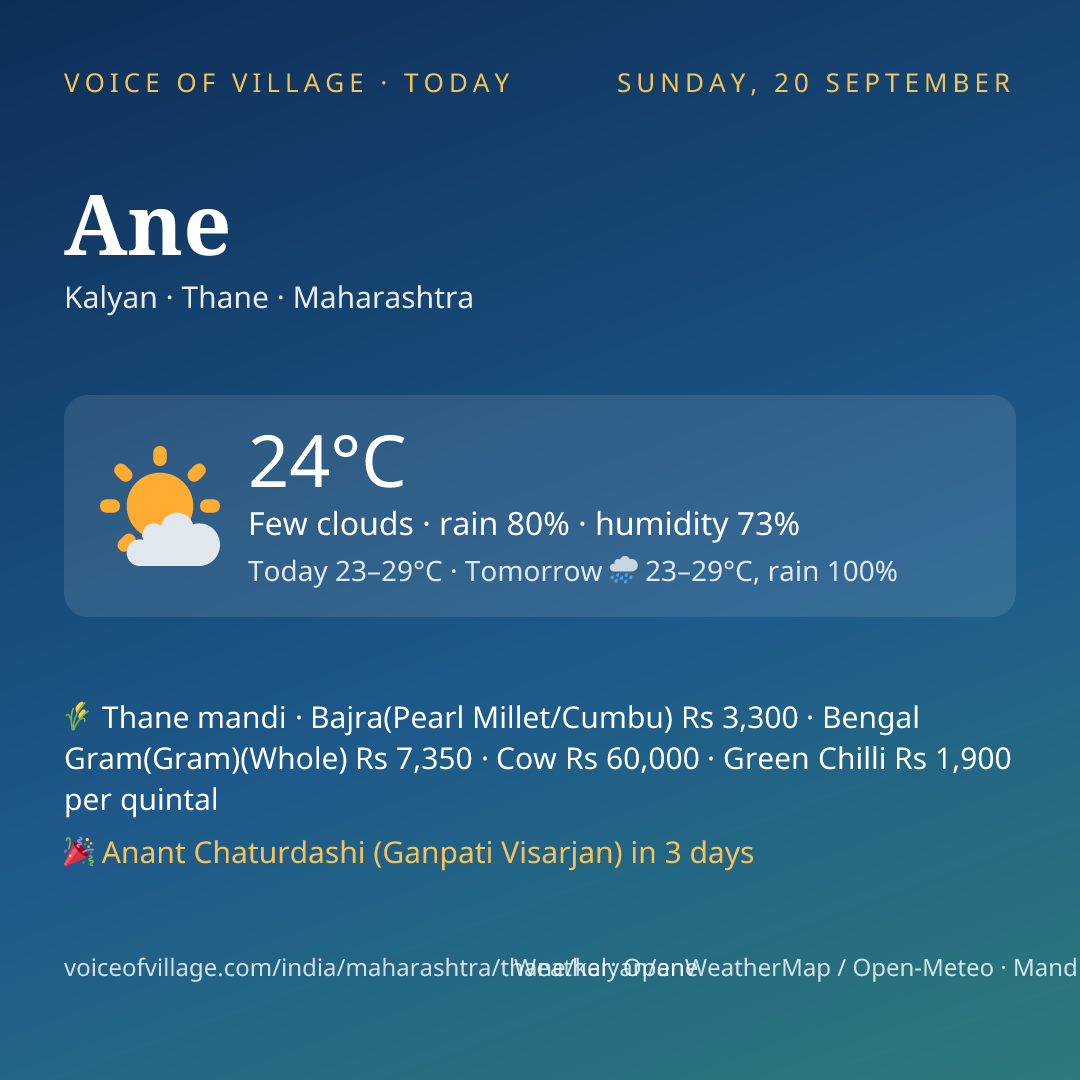 Ane today