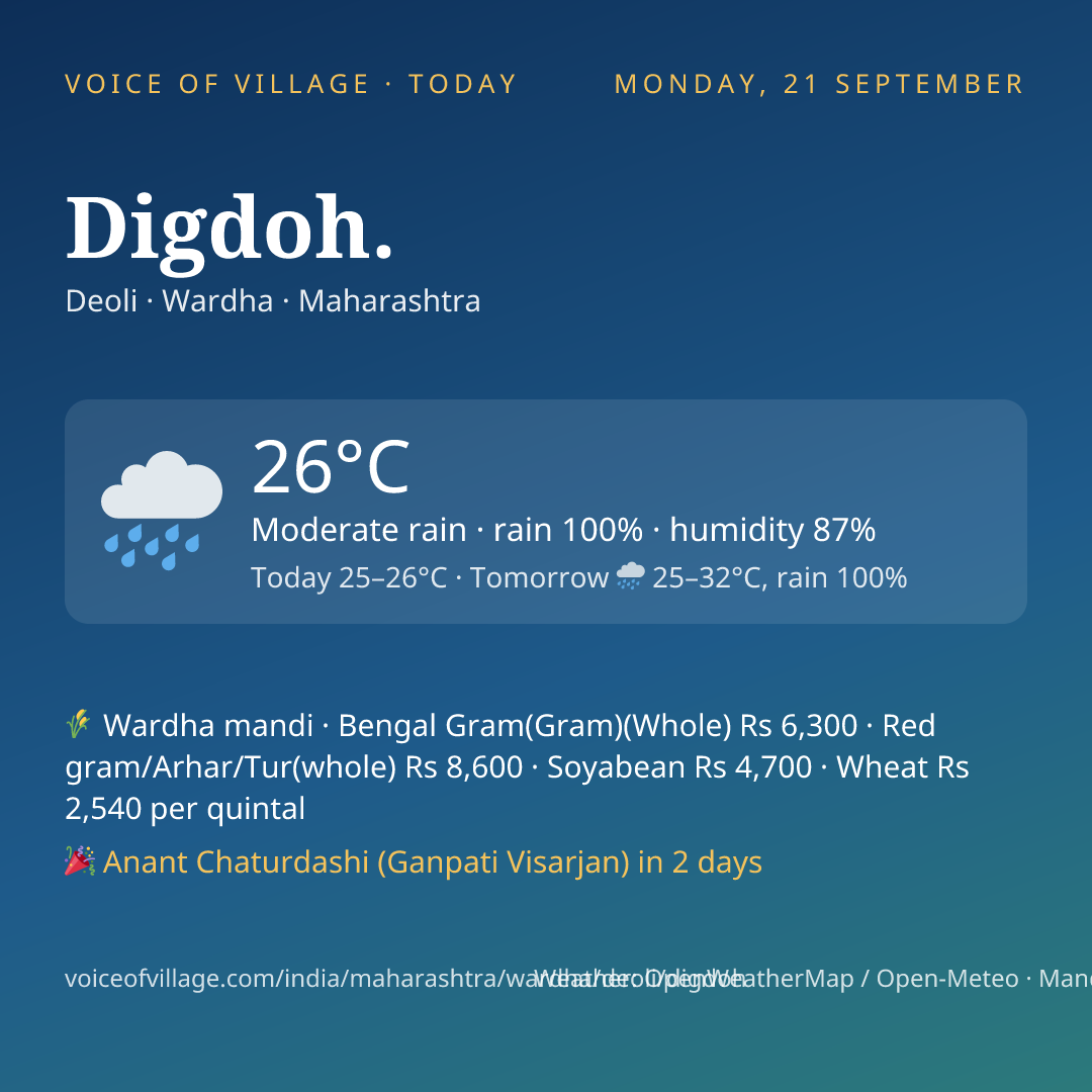 Digdoh. today