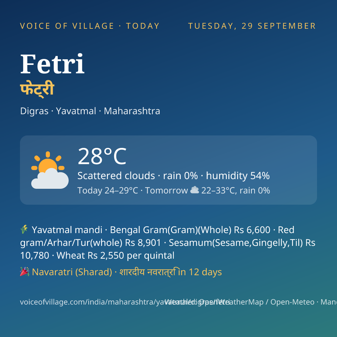 Fetri today