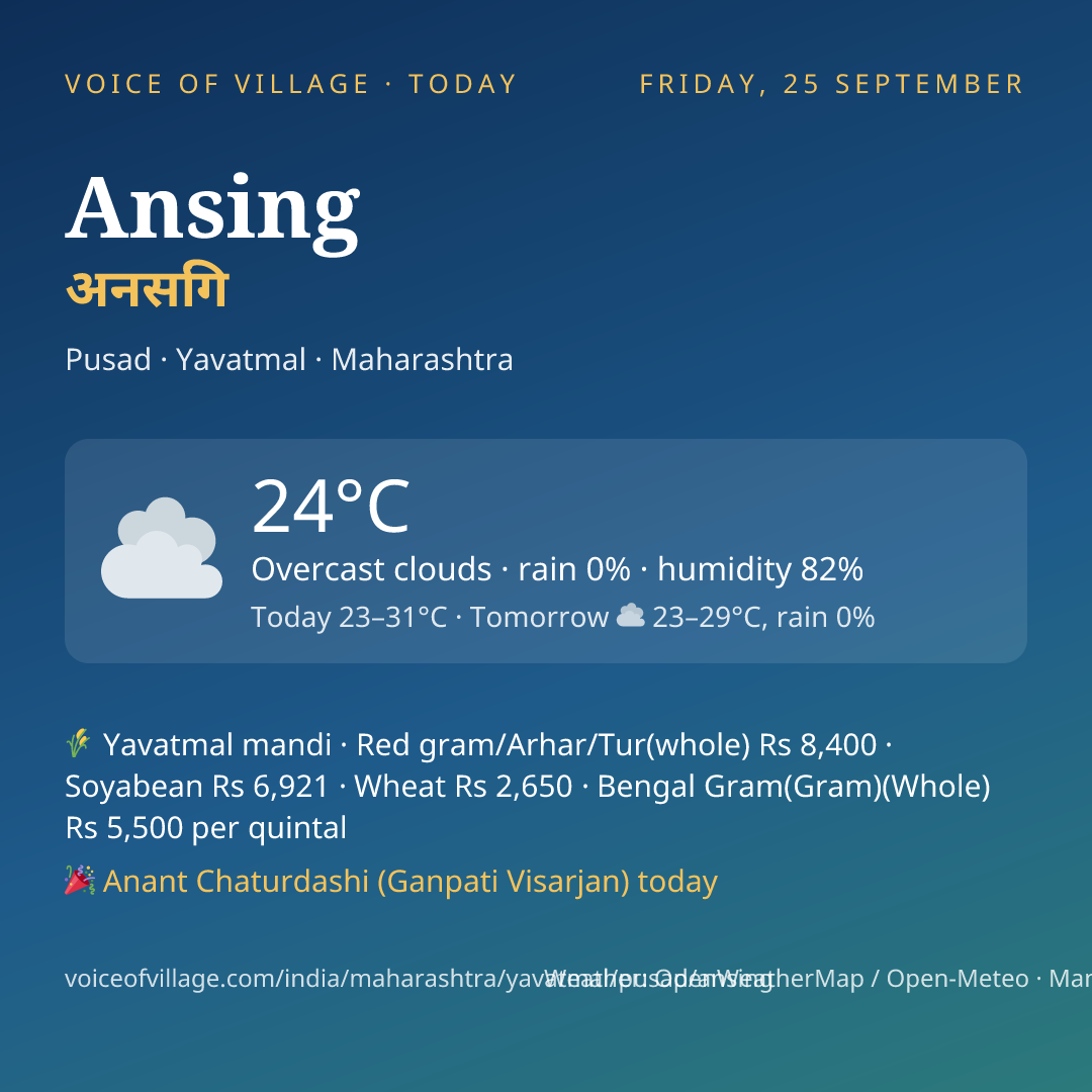 Ansing today