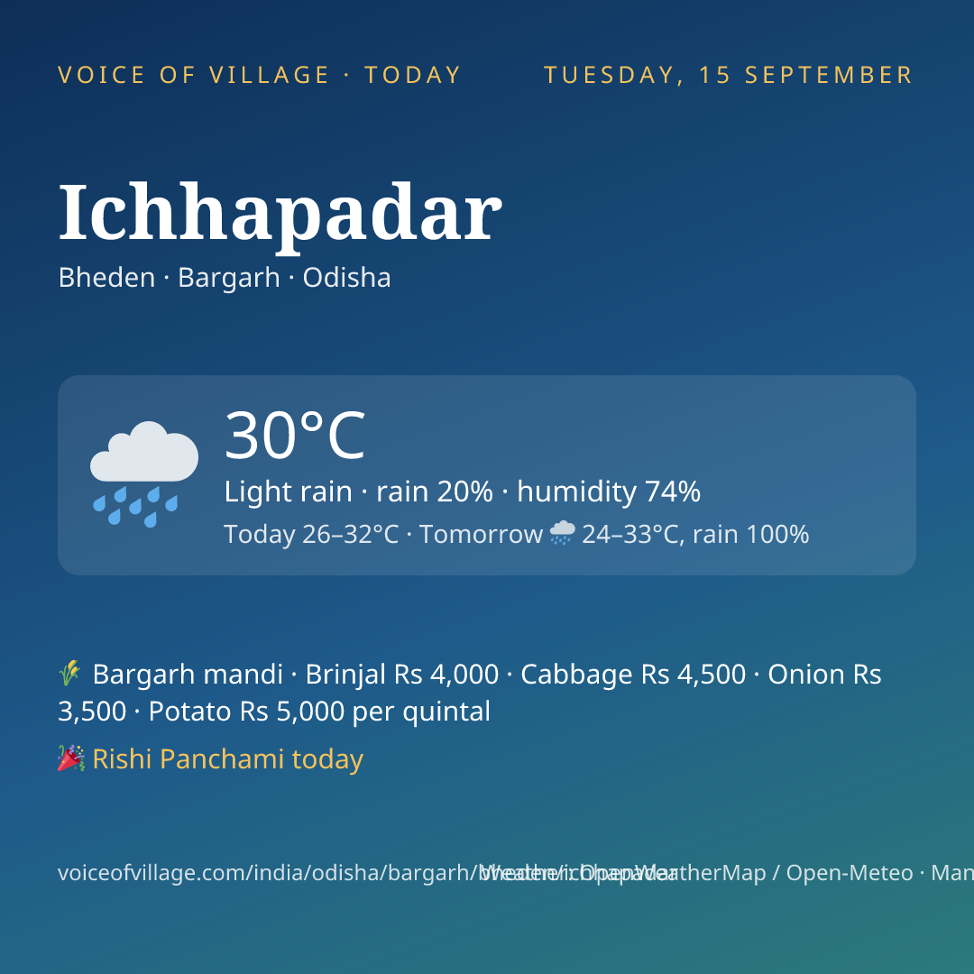 Ichhapadar today