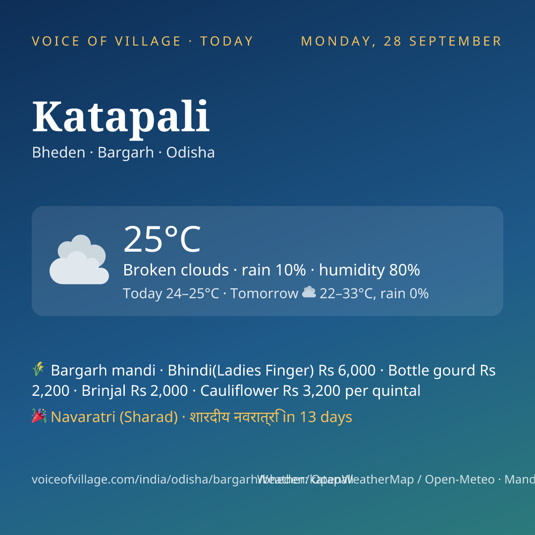 Katapali today