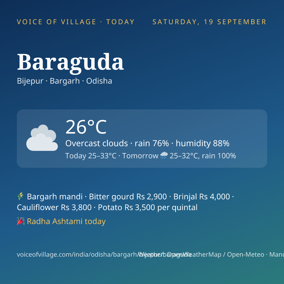 Baraguda today
