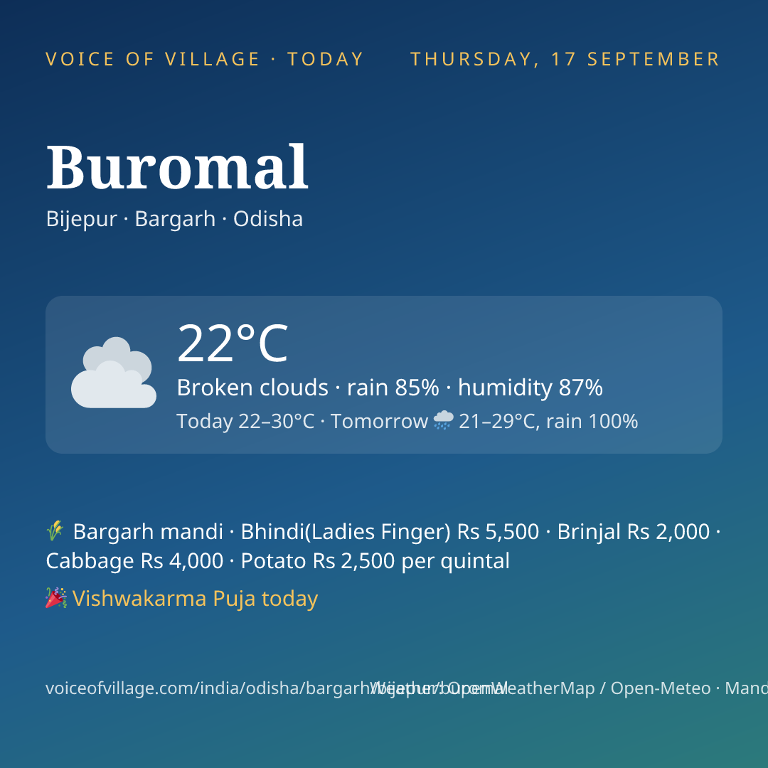 Buromal today