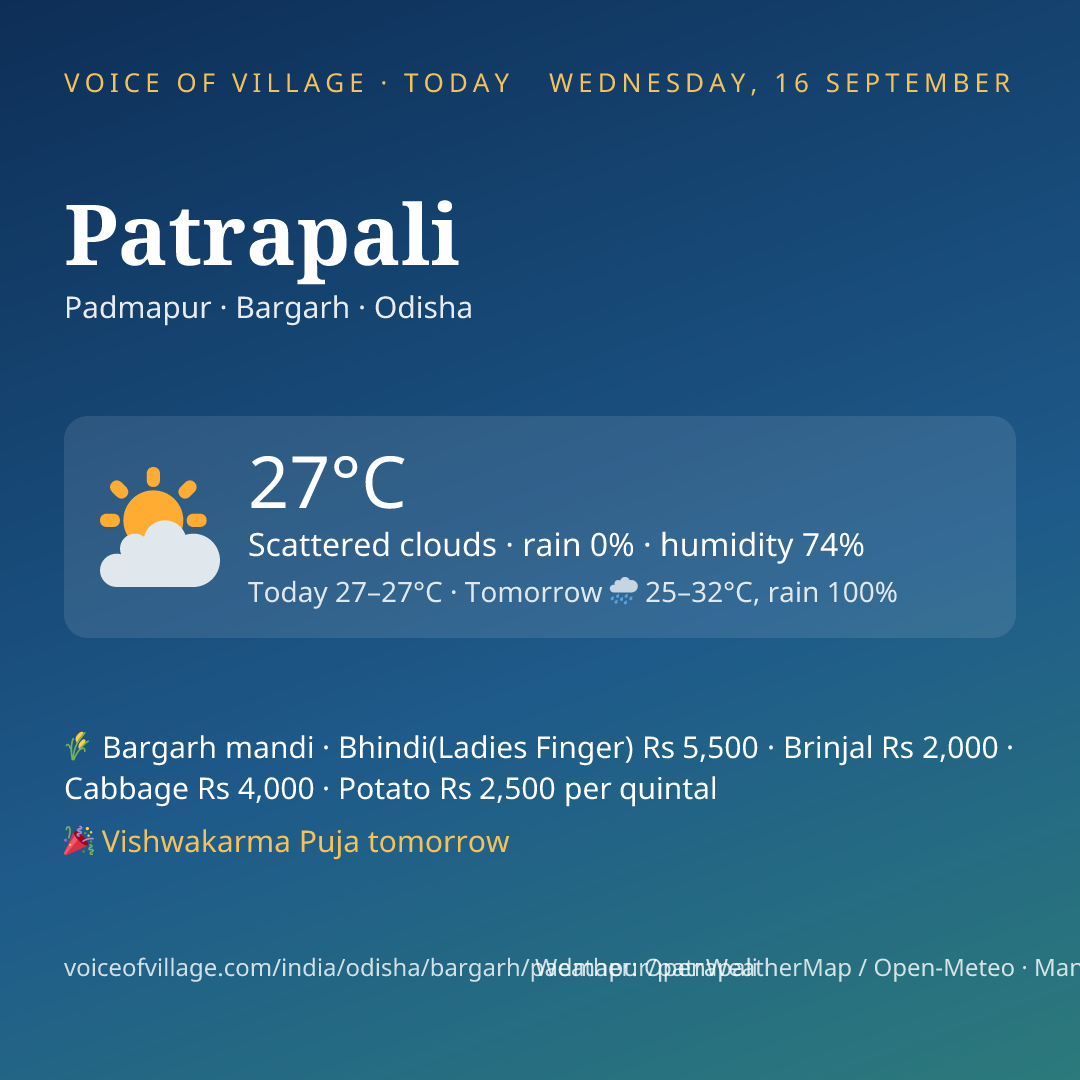 Patrapali today