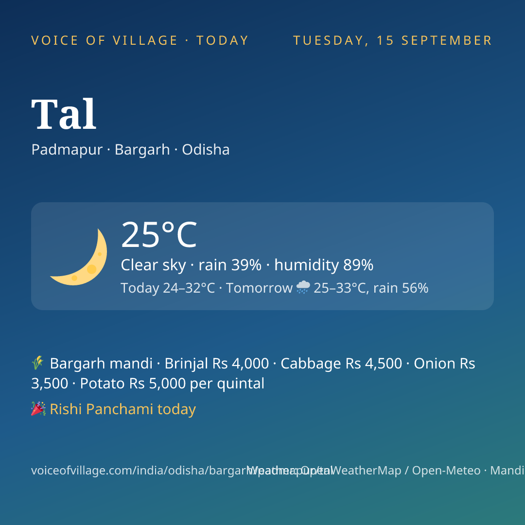 Tal today