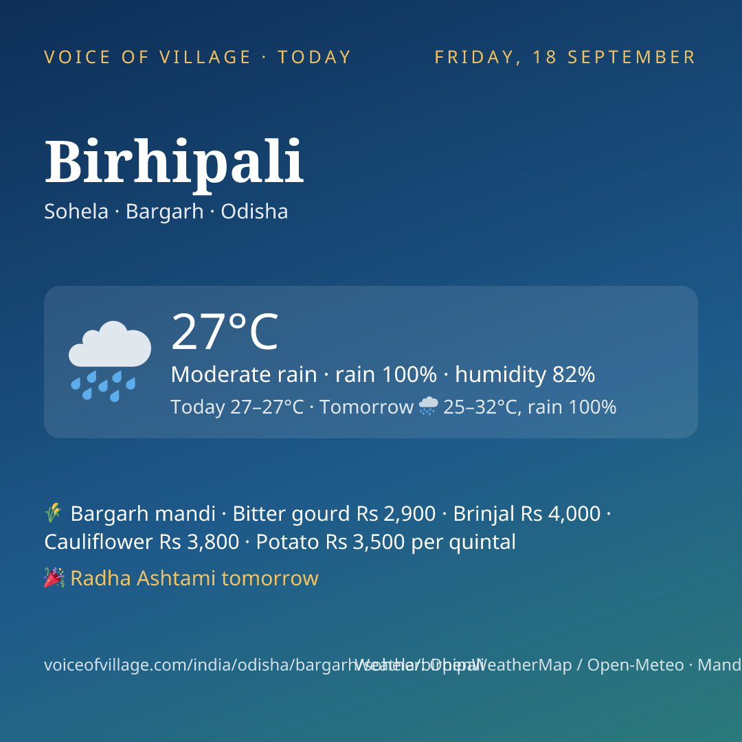 Birhipali today