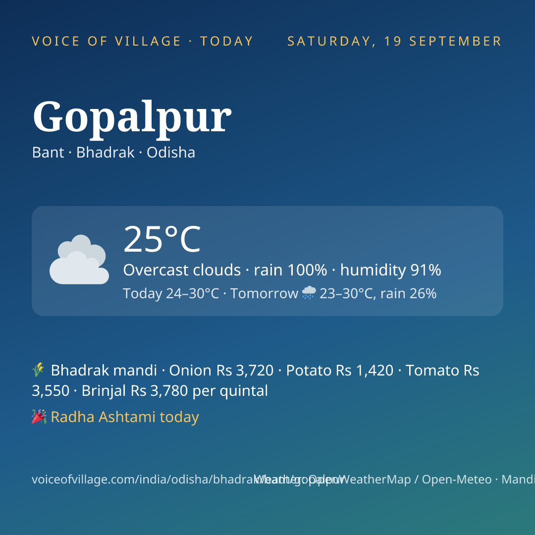 Gopalpur today