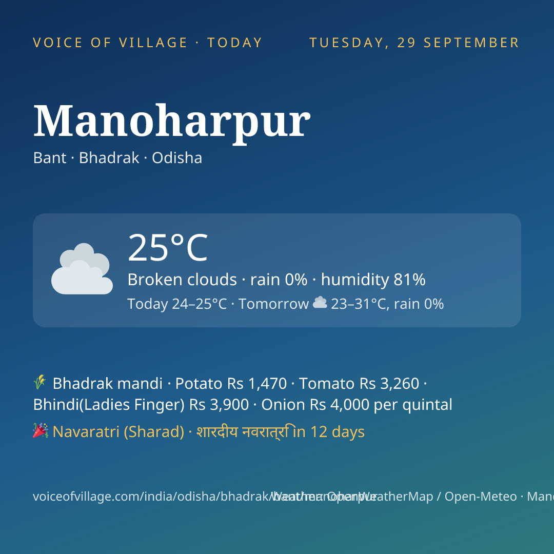 Manoharpur today