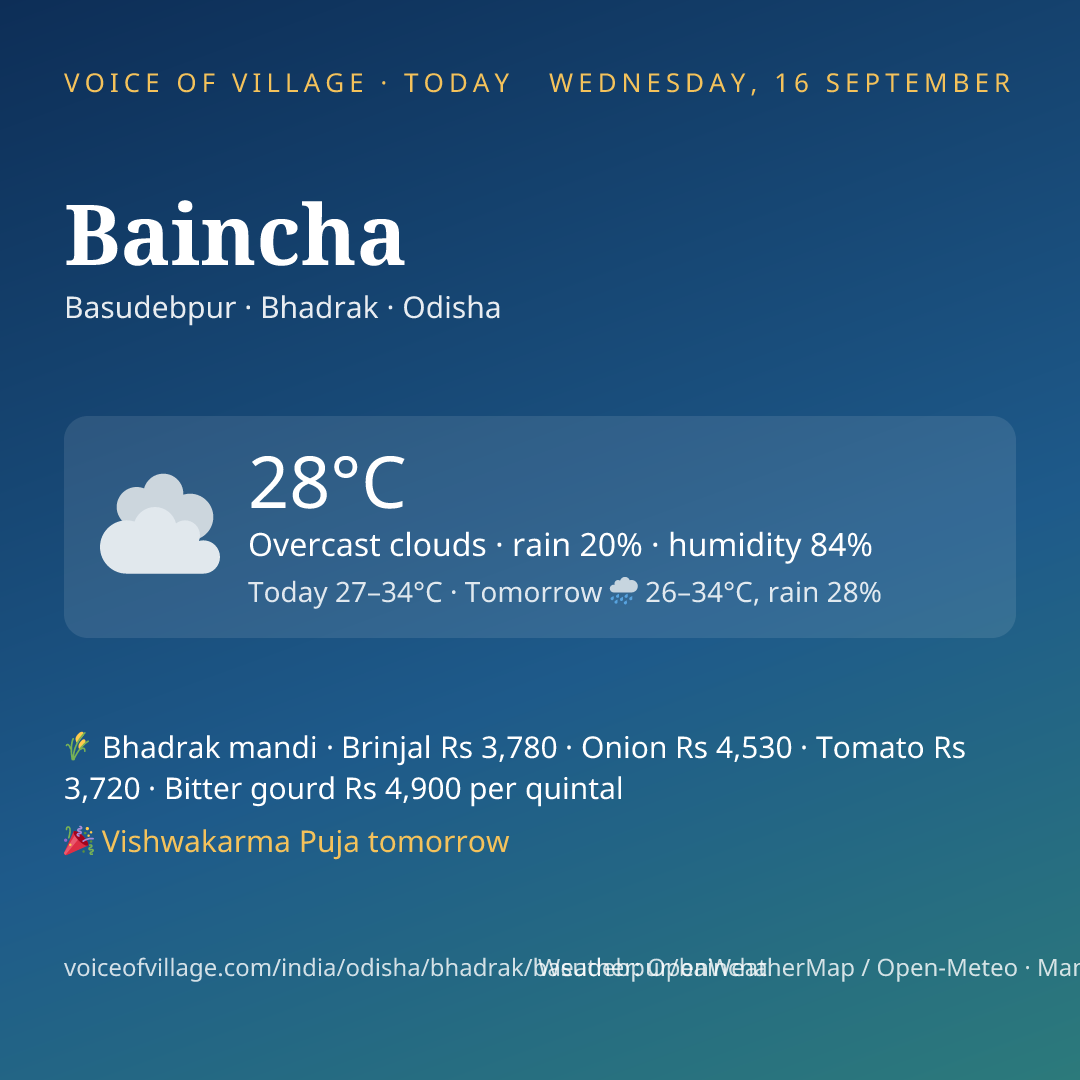 Baincha today