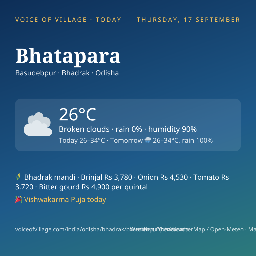 Bhatapara today