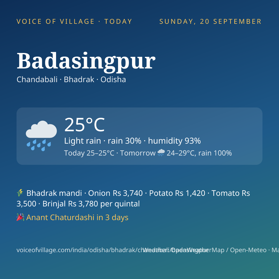 Badasingpur today